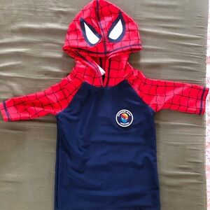 Marvel Spider-Man swim shirt